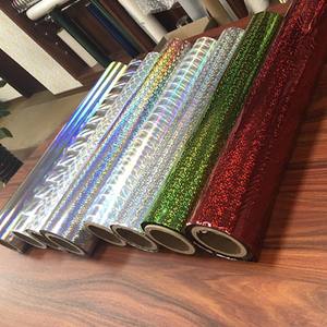 Film autocollant holographique en BOPP imprimable par jet d'encre et laser, autocollants imperméables à l'eau effet verre brisé - Product Image 6