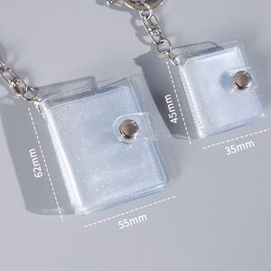 Mini Álbum de <span class=keywords><strong>Fotos</strong></span> Transparente, Llavero con Foto, Álbumes para Tarjetas Fotográficas de 1 y 2 Pulgadas, Libro de Colección para Niños - Product Image 3