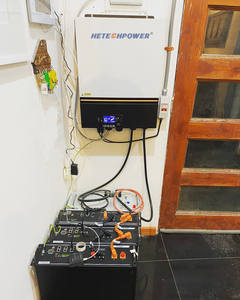 Système solaire à haute fréquence hybride hors réseau onduleur 10kw avec batterie au lithium 51.2v 590w 630w 700w panneaux photovoltaïques de niveau 1 - Product Image 3