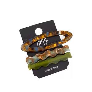 Set di 3 Eleganti Fermagli per Capelli in Acetato per Donne, Nuovi Accessori per Capelli Fatti <span class=keywords><strong>a</strong></span> Mano 2025 - Product Image 5