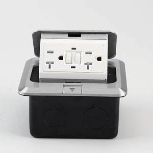 Enchufe de Piso Retráctil de Cobre <span class=keywords><strong>Triple</strong></span> para Brasil con 2 Puertos USB y 2 Tomas de <span class=keywords><strong>Corriente</strong></span>, Clasificación IP44, 250V, 10A/13A/15A, Enchufe Estadounidense - Product Image 4