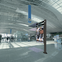 EKAA Écran d'affichage publicitaire extérieur intelligent résistant aux intempéries IP67 avec contrôle de la luminosité 50 pouces Écran de télévision extérieur Kiosque DOOH