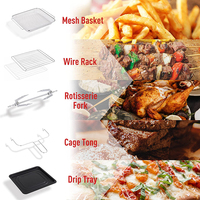 Qana Usine En Gros Oem Wifi Smart Cuisinière Friteuse À Air Toast Machine Cuisson Électrique Rôtissoire Air Fryer Four
