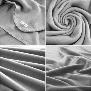 180gsm máy bay lông cừu chăn khuyến mại Tùy chỉnh in và logo soild giá rẻ cực <span class=keywords><strong>Fleece</strong></span> chăn - Product Image 4