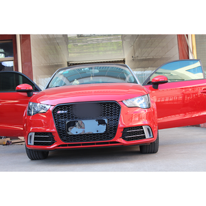 Produits de vente chaude à Pour <span class=keywords><strong>Audi</strong></span> auto 2013-2015 A1 amélioré <span class=keywords><strong>RS1</strong></span> antibrouillard pour cadre <span class=keywords><strong>Audi</strong></span> avec toutes les bandes lumineuses noires et argentées - Product Image 4