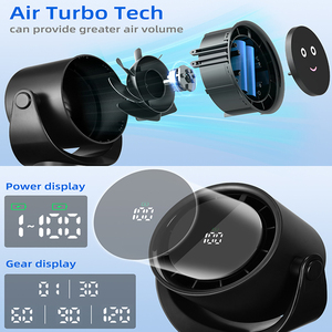 Mini Portable <b>Desk</b> Equipment <b>Small</b> <b>Fan</b> Digital Display Screen Mini Table Portable <b>Fans</b> 4000mAh Usb Rechargeable <b>Fan</b> - Product Image 4