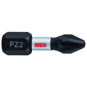 BOSCH - 2608522401 Insert de contrôle d'impact 25mm (2 pièces) -EAN 3165140919999 INSERTS POUR BITS DE VISSAGE - Product Image 1