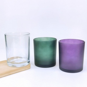 Free Sample Candle <b>Jars</b> Glass <b>Empty</b> Custom Candle <b>Jar</b> Frosted <b>Jars</b> Luxury for Candle Make - Product Image 4