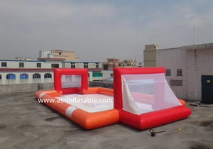 Arena <span class=keywords><strong>de</strong></span> Fútbol Inflable <span class=keywords><strong>de</strong></span> Grado Comercial con Redes <span class=keywords><strong>de</strong></span> Portería para Adultos y Niños - Product Image 3