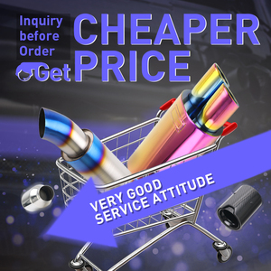 Embout d'échappement double en acier inoxydable argenté en forme de Y, entrée 2,64 po, sorties doubles 3,54 x 3,27 po, longueur totale 8,1 po - Product Image 6