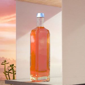 <span class=keywords><strong>Bouteille</strong></span> de gin carré plat de haute qualité 530ml <span class=keywords><strong>bouteille</strong></span> de whisky <span class=keywords><strong>bouteille</strong></span> de vodka <span class=keywords><strong>bouteille</strong></span> de vin de fruits <span class=keywords><strong>bouteille</strong></span> de vin en verre - Product Image 3