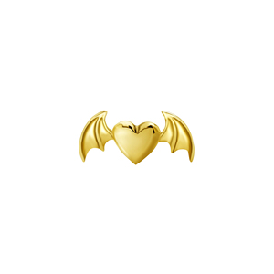 Lotus Wholesale 9K 14K 18K Solid Real Gold Key Lock <strong>Tooth</strong> Heart WingFine Earrings Necklace <strong>Charms</strong> Pendant Jewelry - Product Image 6