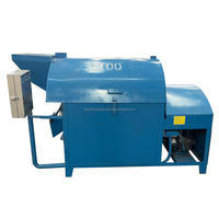 Machine automatique de friture d'arachides en acier inoxydable pour presse à huile - Rôtissoire commerciale à chauffage au gaz - Grande vente