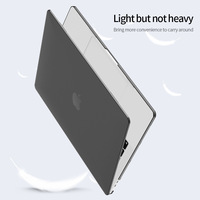 Housse pour ordinateur portable en plastique mince cristal pour Macbook 2021 Mac 14.2 Pro A2442 couverture mince transparente