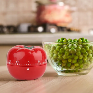 Kitchen Craft Cuerda mecánica 60 minutos Temporizador 360 grados Rotación Forma de tomate Cocina Temporizador de cocina - Product Image 4