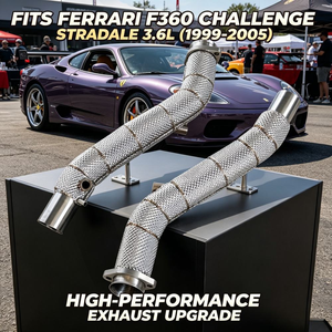 Tubo de Escape de Alto Rendimiento con Protección Térmica para Ferrari F360 Challenge Stradale 3.6L SS304, Tubo de Escape de Carreras de Alto Flujo <span class=keywords><strong>2005</strong></span> - Product Image 4