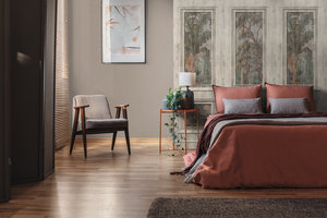 Carta da Parati Fotografica Moderna Made in Germany, Murales Beige e Verdi in Vinile Non Tessuto con Motivi Floreali per Camera da Letto, Ospedale, Soggiorno, <span class=keywords><strong>Palestra</strong></span>, Sala da Pranzo - Product Image 5