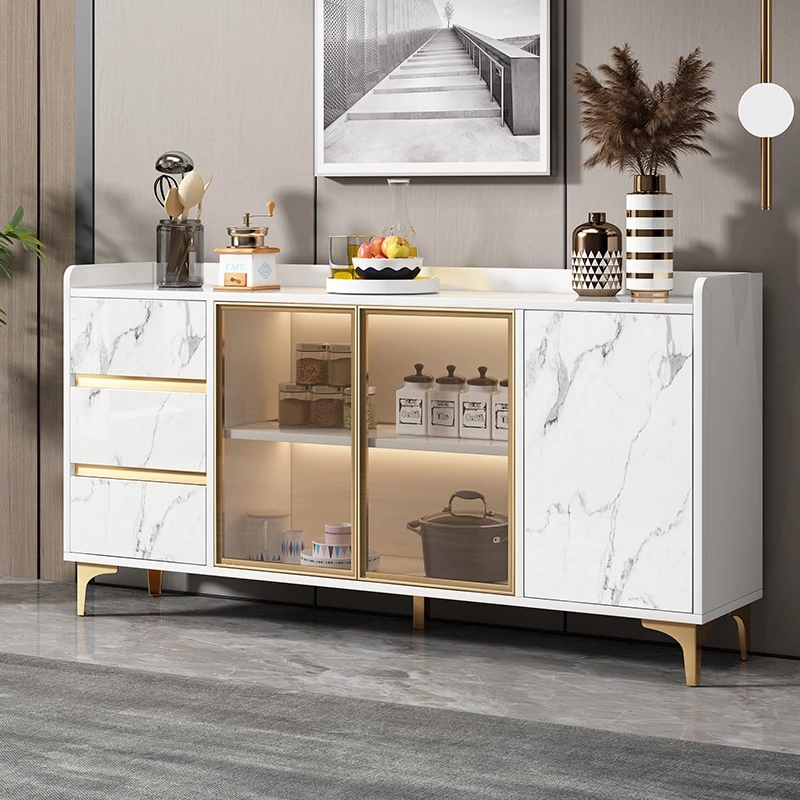 Роскошный светильник для гостиной, боковой шкаф, современный минималистичный кухонный шкаф для хранения, настенный домашний чайный шкаф