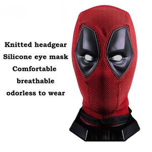 Wade Wilson masque super-héros capuche rouge Polyester masques respirant tricoté couvre-chef Halloween Cosplay accessoire <span class=keywords><strong>Deadpool</strong></span> masque <span class=keywords><strong>Costume</strong></span> - Product Image 2