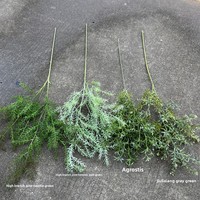 Feuillage Artificiel Mixte : Aiguilles de Pin, Menthe et Chêne – Plantes Vertes Artificielles pour Centres de Table de Mariage et Décorations d'Intérieur