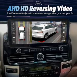 Radio de Coche de 12.3 Pulgadas con Android Auto y Carplay para Toyota Land Cruiser Prado 120 2004-2009, Sistema Multimedia Estéreo 2DIN, GPS, Unidad Principal con Wifi - Product Image 3