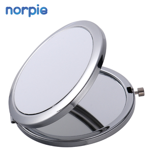Specchietto Cosmetico Personalizzato, Specchio Tascabile per Trucco, Specchietto Compatto <span class=keywords><strong>in</strong></span> Metallo Personalizzabile con Sublimazione - Product Image 1