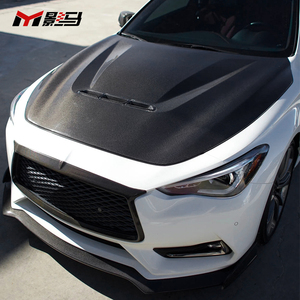 Gts Style Carbon Fiber Front Engine Hood for Infiniti <strong>Q50</strong> Q50s Q50l 2014-2022 Engine Bonnet Hood - Product Image 2