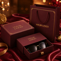 Boîte en papier personnalisée de luxe pour lunettes de soleil, emballage cadeau OEM pour la vente au détail et la promotion de la marque