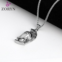 Pendentif Casque de Guerrier Spartan en Acier Inoxydable, Bijou de Mode pour Hommes, Style Grec Ancien, Viking, Motard, Occulte, Gothique, en Acier Titane