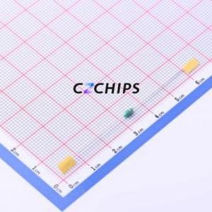 Inductor de Anillo de Color YAL0204-6R8K / Componente de Orificio Pasante (THT), D2.8xL4mm 6.8uH 10% 175mA 2Ohm - Product Image 1