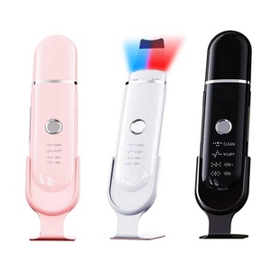 Logo personalizzato 4 in <span class=keywords><strong>1</strong></span> Scrubber per la pulizia del viso spatola per la rimozione punti neri dispositivo di pulizia profonda poro Acne con carica USB - Product Image 1