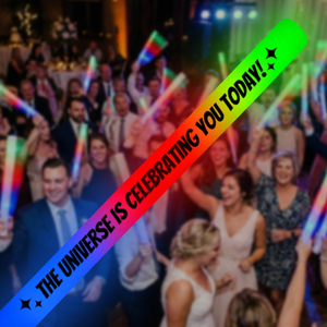 Custom <b>LED</b> Foam <b>Light</b> <b>Sticks</b> Batons Roman Tenei Design Wedding Birthdays Parties Concerts Festivals - Product Image 4