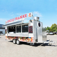 Camion de restauration PRIME, remorque à glace italienne, chariot de cuisine, chariot à hot-dogs, camion de restauration rapide à vendre