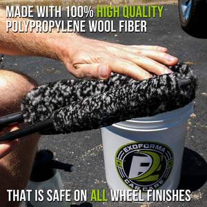 Juego de cepillos flexibles - Juego de cepillos para ruedas ajustables de 2 piezas <span class=keywords><strong>que</strong></span> limpian detrás de las ruedas - Product Image 3