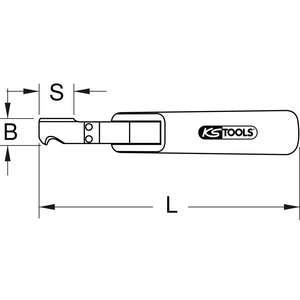 Cuchilla para cable KS TOOLS, Ø 8-28mm - Product Image 3