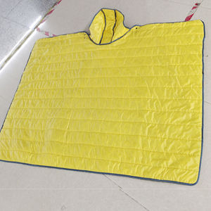 بطانية يمكن ارتداؤها بغطاء رأس معطف المعطف التخييم في الهواء الطلق عباءة غطاء الرأس كيس النوم للبالغين - Product Image 5