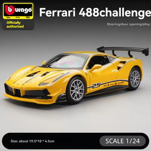 Modèle de voiture miniature en métal à l'échelle 1:24 pour 488 Challenge 488 Pista SF90 Stradale F1 <span class=keywords><strong>Enzo</strong></span> - Product Image 2