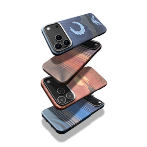 Custodia per iPhone 17/Air/Pro/Max di Lusso Antiurto Magnetica Leggera in Fibra Aramidica Impermeabile Anti-Impronta Personalizzata - Product Image 2
