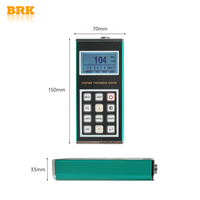Testeur d'épaisseur BRK pour caoutchouc/plastique/peinture, à induction magnétique, pour inspection des revêtements d'acier, personnalisable OEM, batterie au lithium 1