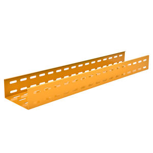 Goulotte de câblage métallique en acier rainurée colorée, peinte par pulvérisation, ignifuge, ventilée, qualité supérieure garantie, OEM - Product Image 2