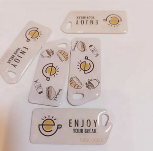 Etiqueta UHF RFID de epoxi, tarjeta transpondedora, llavero con cadena para control de acceso, gestión de activos de almacén, herramientas, opción NFC - Product Image 1