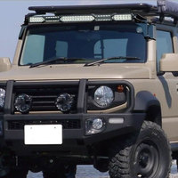 Accessoires tout-terrain 4x4, ensemble de supports de barre lumineuse LED pour Suzuki Jimny JB64 JB74