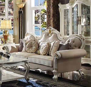 Conjunto de sofás de madera antigua de lujo, muebles de diseño picardy, los más vendidos de Versalles - Product Image 4