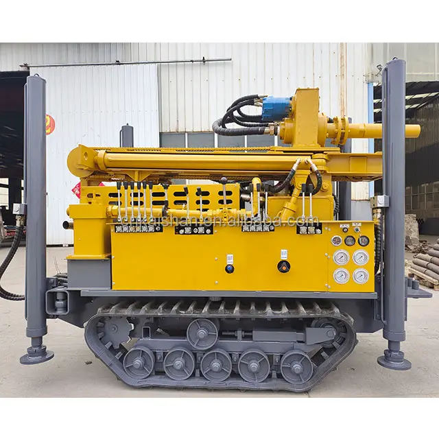 Best Selling 180m DTH Borehole 115-202mm Water Well Drilling Rig Machine