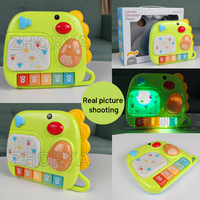 Zhorya Baby Sensory Toy Mini Dinosaur Keyboard Musical Cartoon Piano Instrument Education Toys