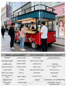 <span class=keywords><strong>Camion</strong></span> de restauration motorisé électrique entièrement équipé en acier inoxydable, cuisine mobile, restauration rapide, snacks, bonbons, bière, commerce - Product Image 5