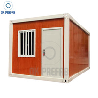 Maison préfabriquée en bois à faible coût imperméable préfabriqué petit conteneur préfabriqué kit de bureau cabine casa contenedor maison conteneur