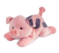 Peluche personnalisée mignonne et réaliste de sanglier gris, jouet mascotte