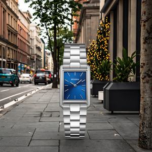 Relojes de Cuarzo de Acero Inoxidable para Hombre, Modernos y Elegantes, de Fabricante Chino, Correa de Liberación Rápida, Logotipo OEM ODM, Cuadrados - Product Image 3