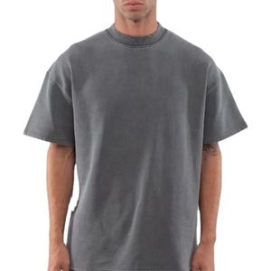 T-shirts pour hommes de haute qualité, mode masculine, luxe, graphiques, unis, lourds, 100% coton, lavés, imprimés, brodés, vierges - Product Image 1